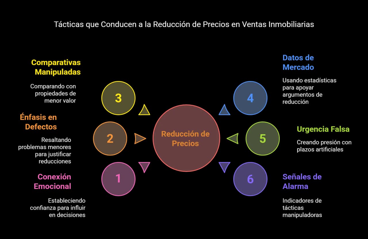 Tácticas que usan los agentes inmobiliarios para bajar el precio de tu casa