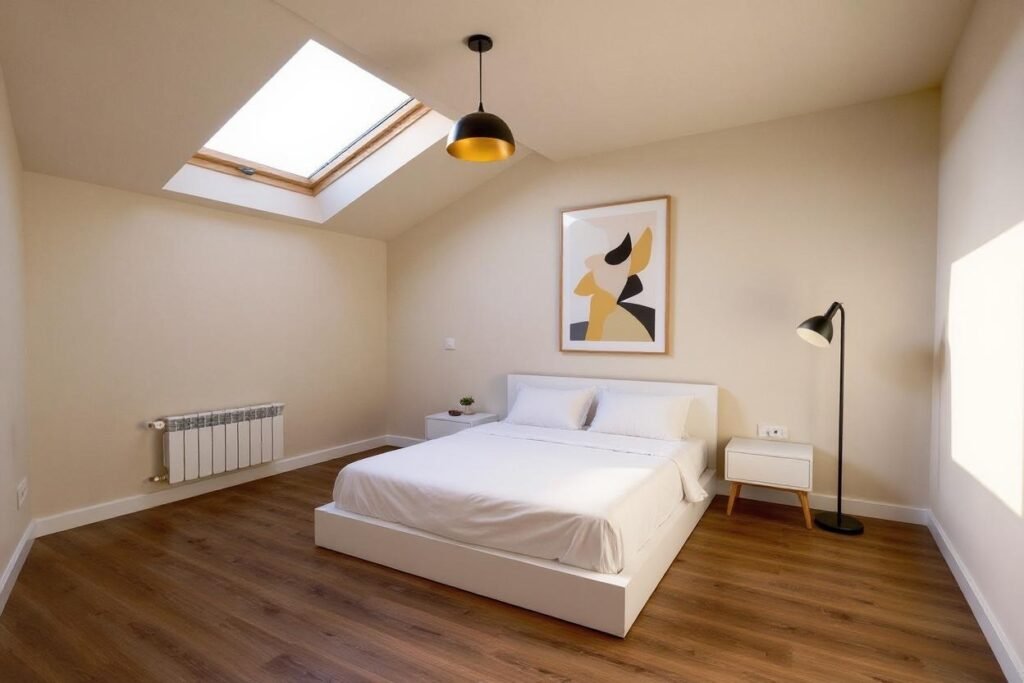 Resultado de staging virtual con decoración nórdica para venta de vivienda